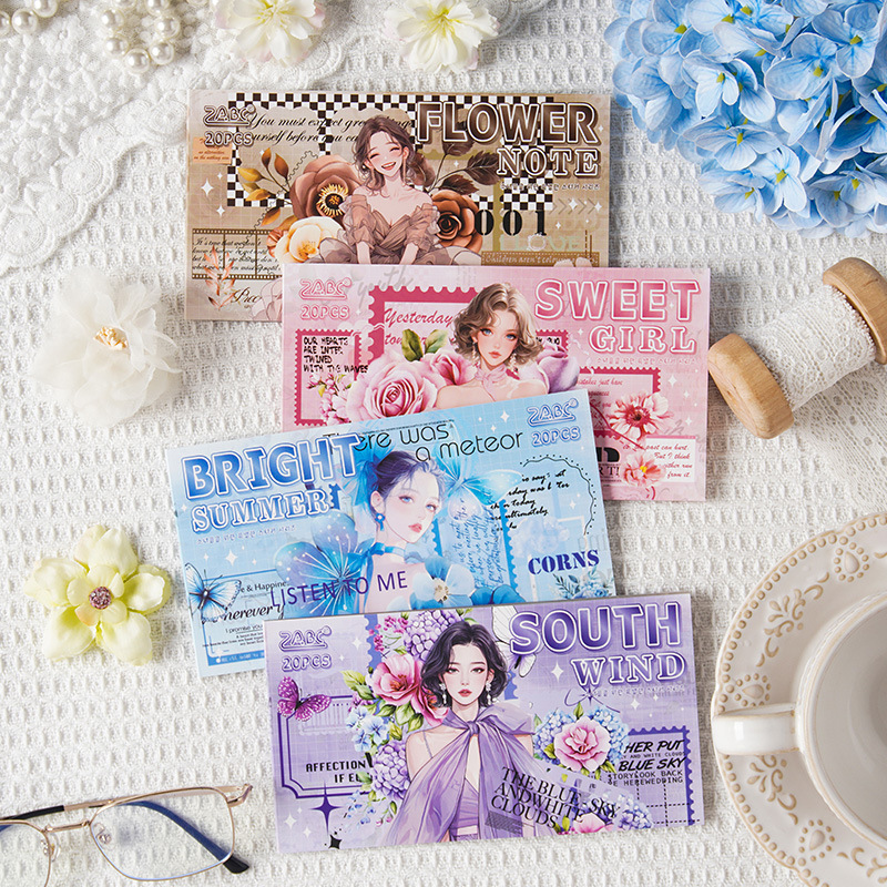 Embellishments For Scrapbooking - Libro di adesivi in PET per