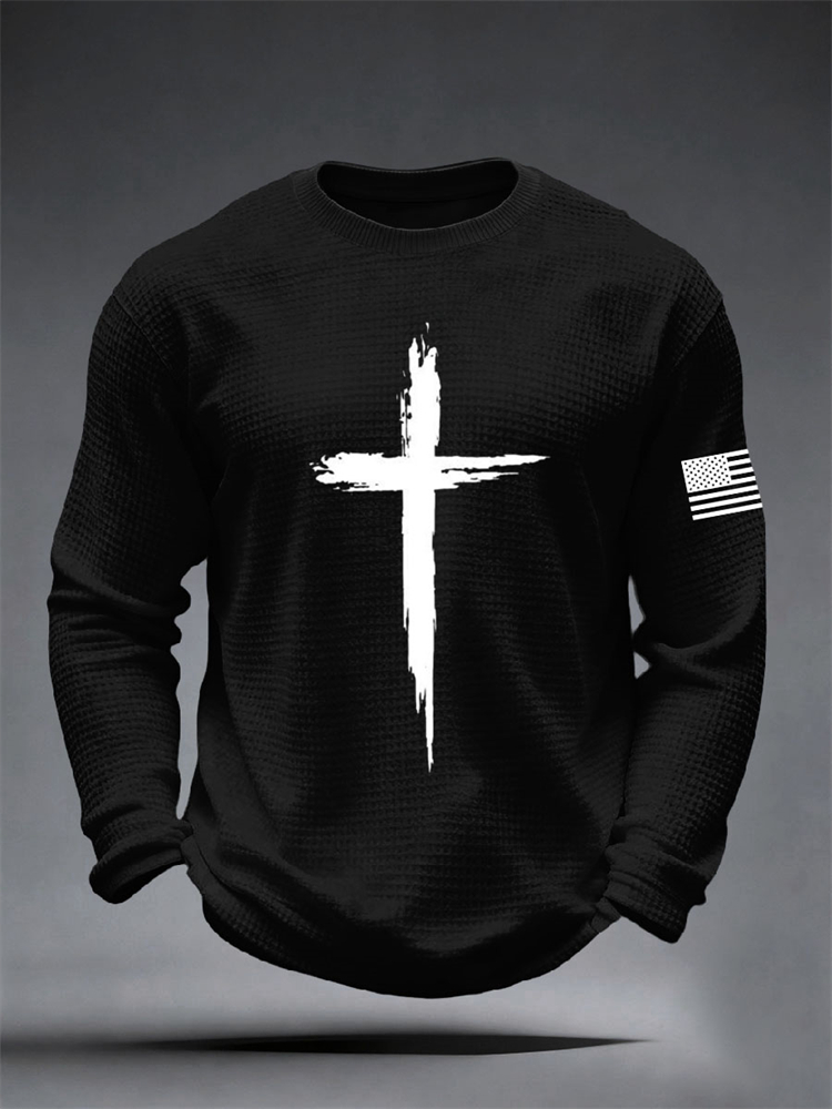 Embellish Knit - Nuova T-shirt da uomo a maniche