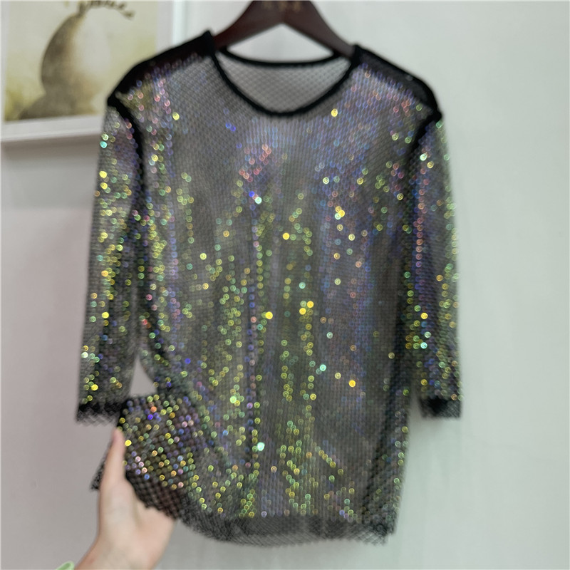 ColorShiny Diamonds Camicia ba - Crystal Mesh Fabric recensione e prezzo